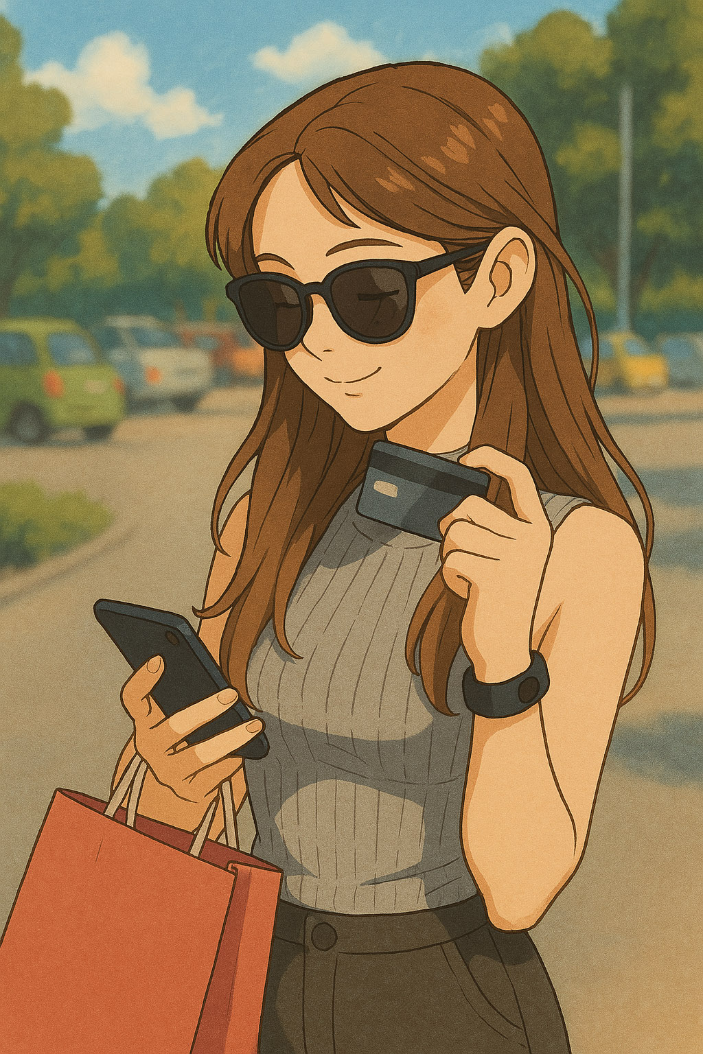 Ghibli-stílusú kép - webshop