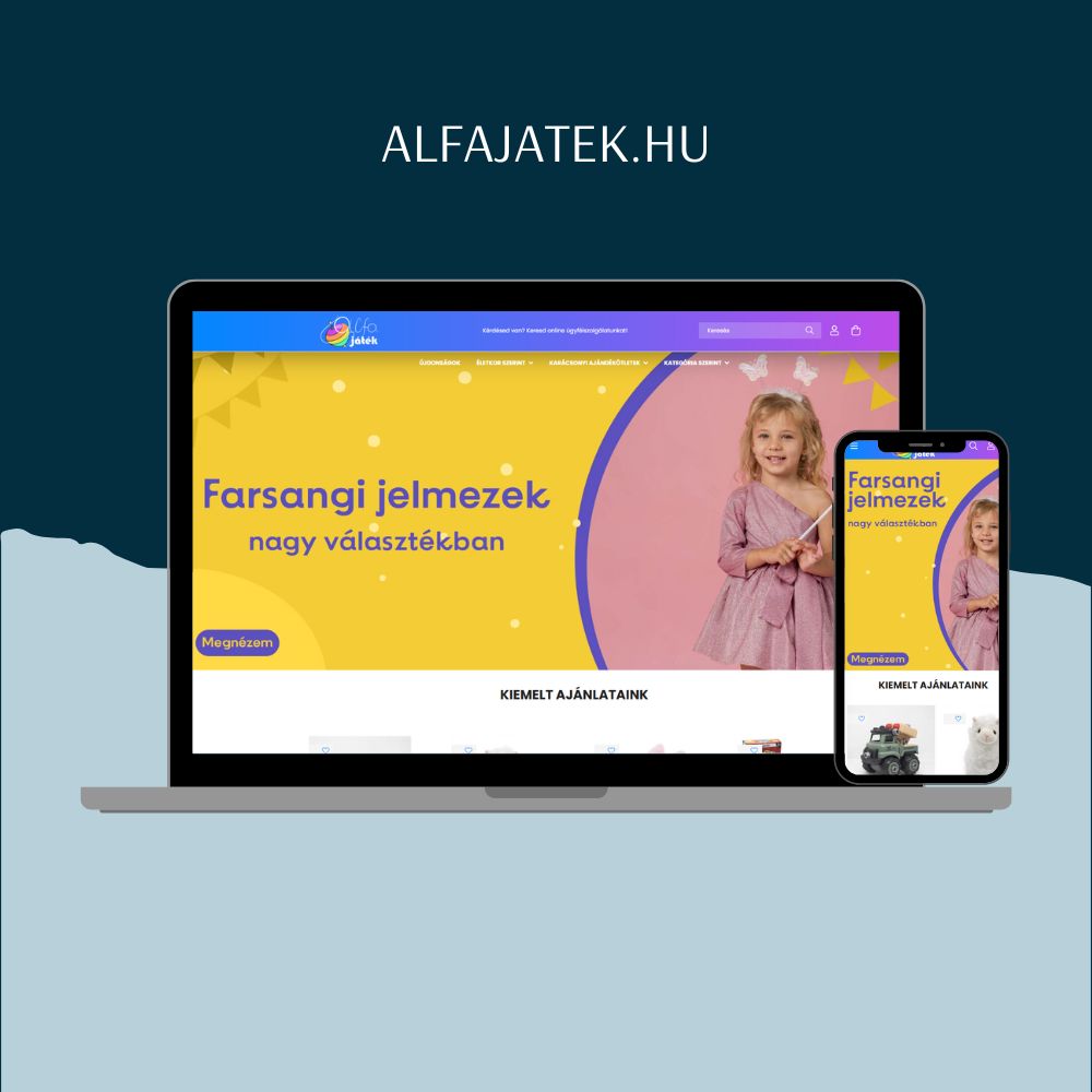 Alfajáték UNAS webshop