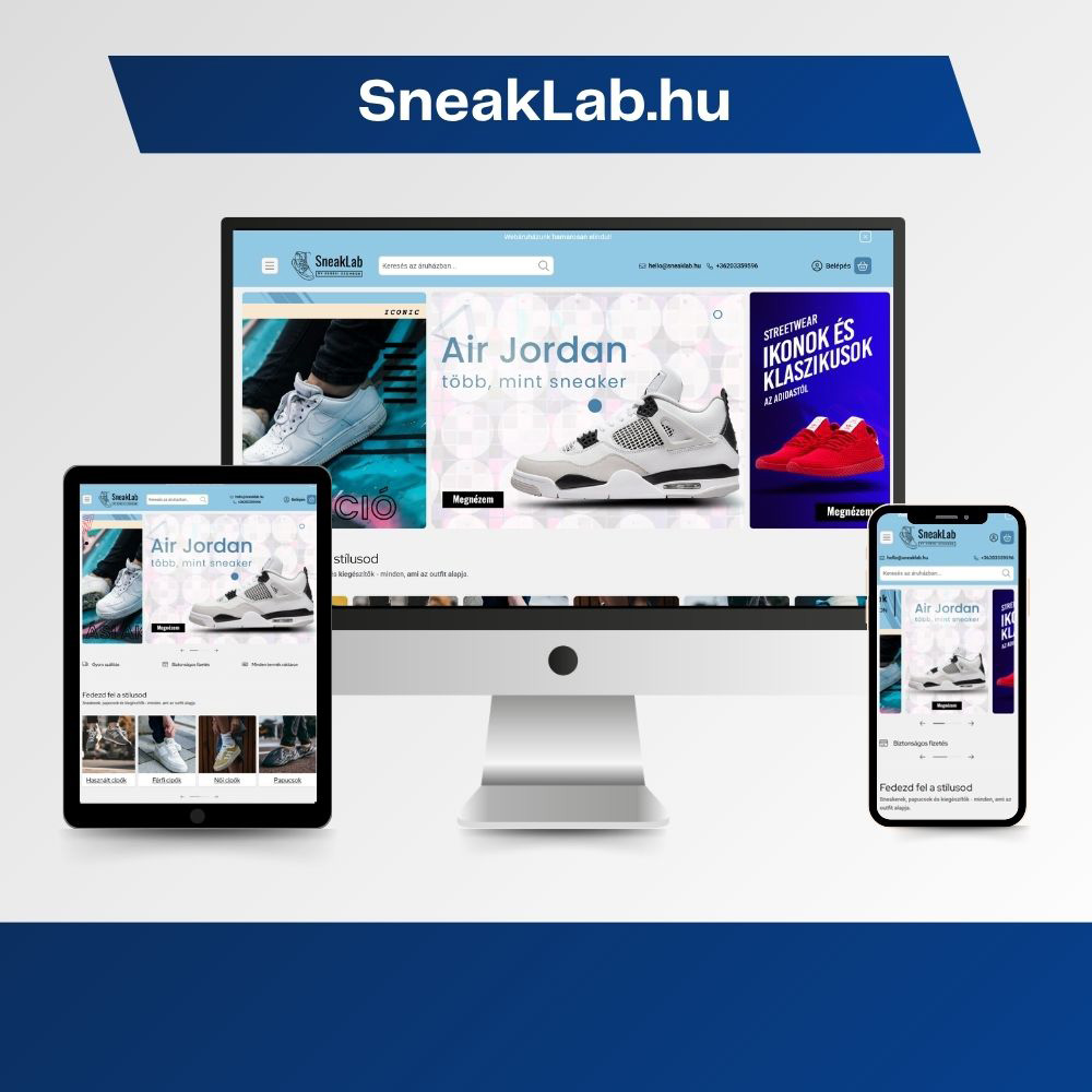 Sneaklab UNAS webshop